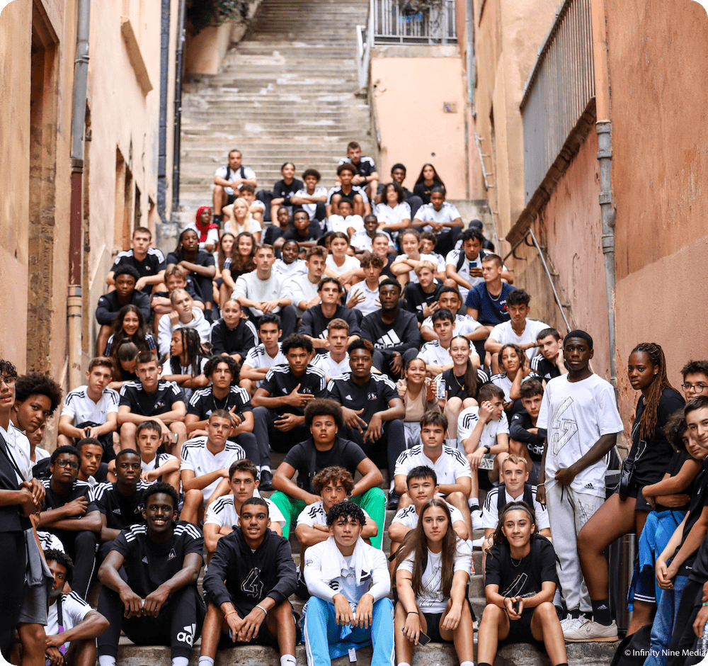 Etudiants de la Tony Parker Adéquat Academy